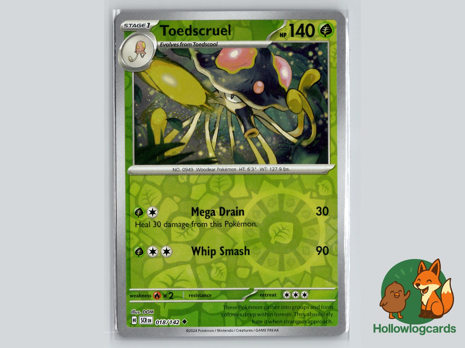 Toedscruel (18/142) - Stellar Crown Pokémon Card