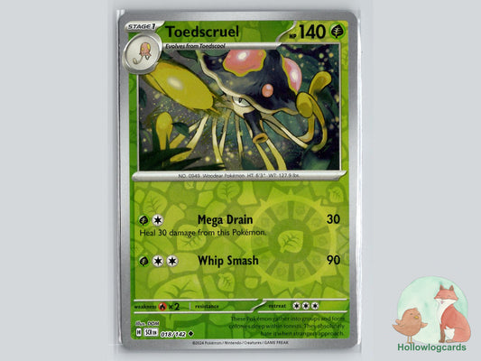 Toedscruel (18/142) - Stellar Crown Pokémon Card