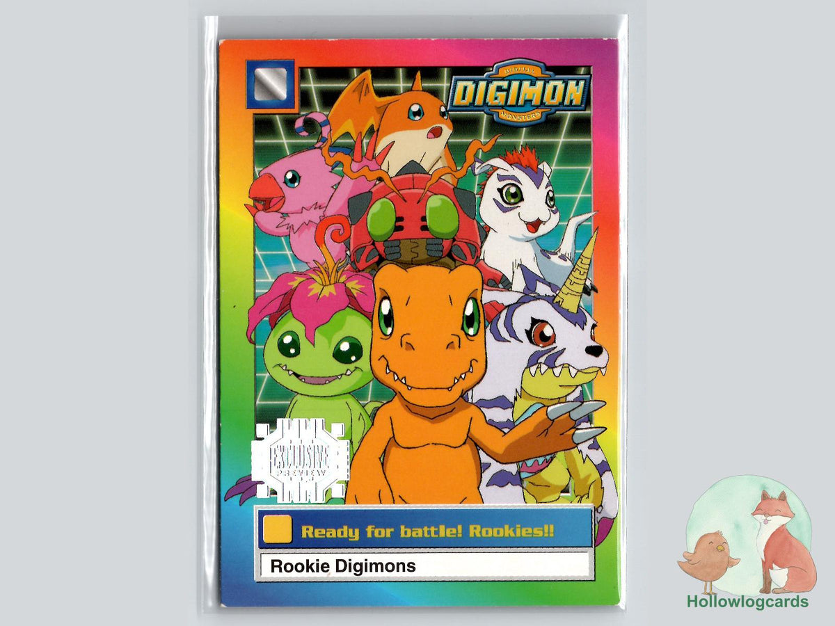 Ready for battle! Rookies!! (2/34) 1999 Upper Deck Digimon card