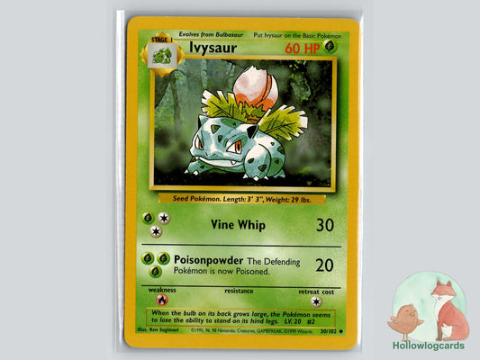 Ivysaur (30/102) - Base Pokémon Card