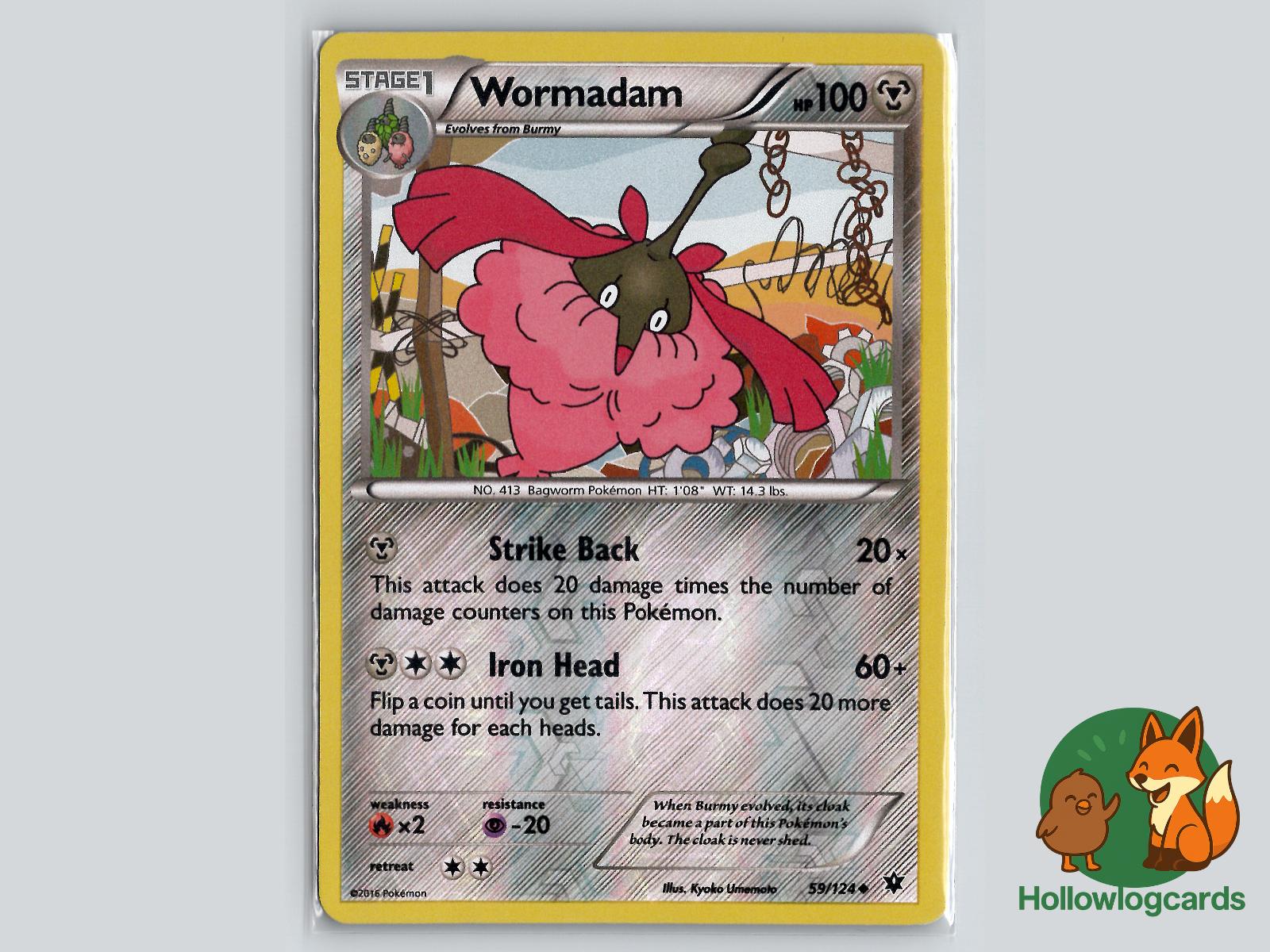 Wormadam (59/124) - Fates Collide Pokémon Card