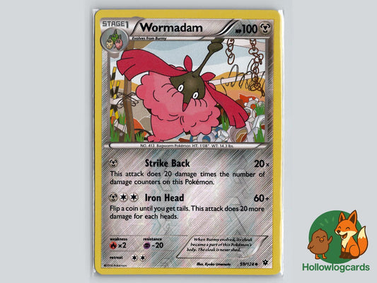Wormadam (59/124) - Fates Collide Pokémon Card