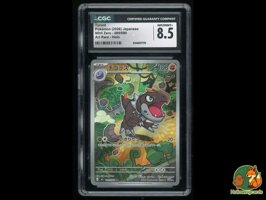 Graded Tyrunt (089/080) Pokémon Card