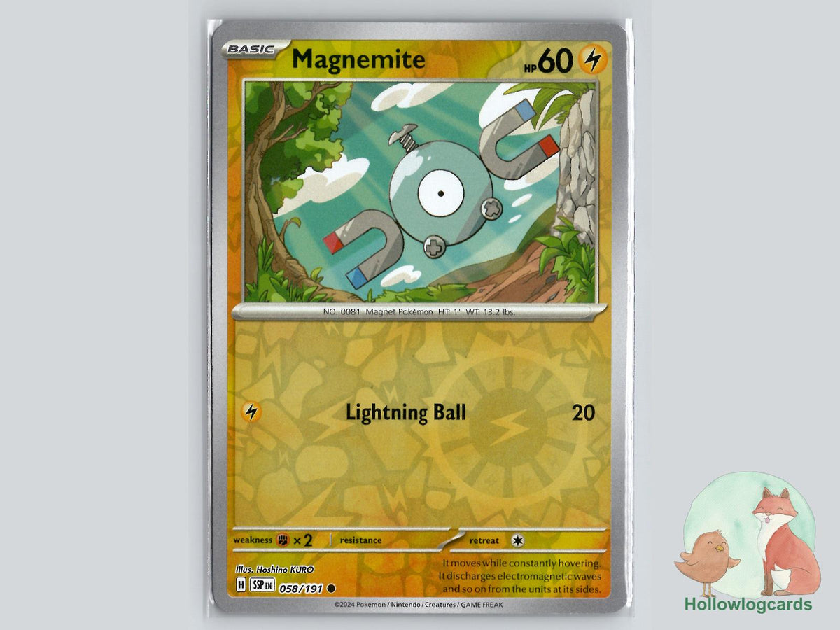 Magnemite (058/191) - Surging Sparks Pokémon Card