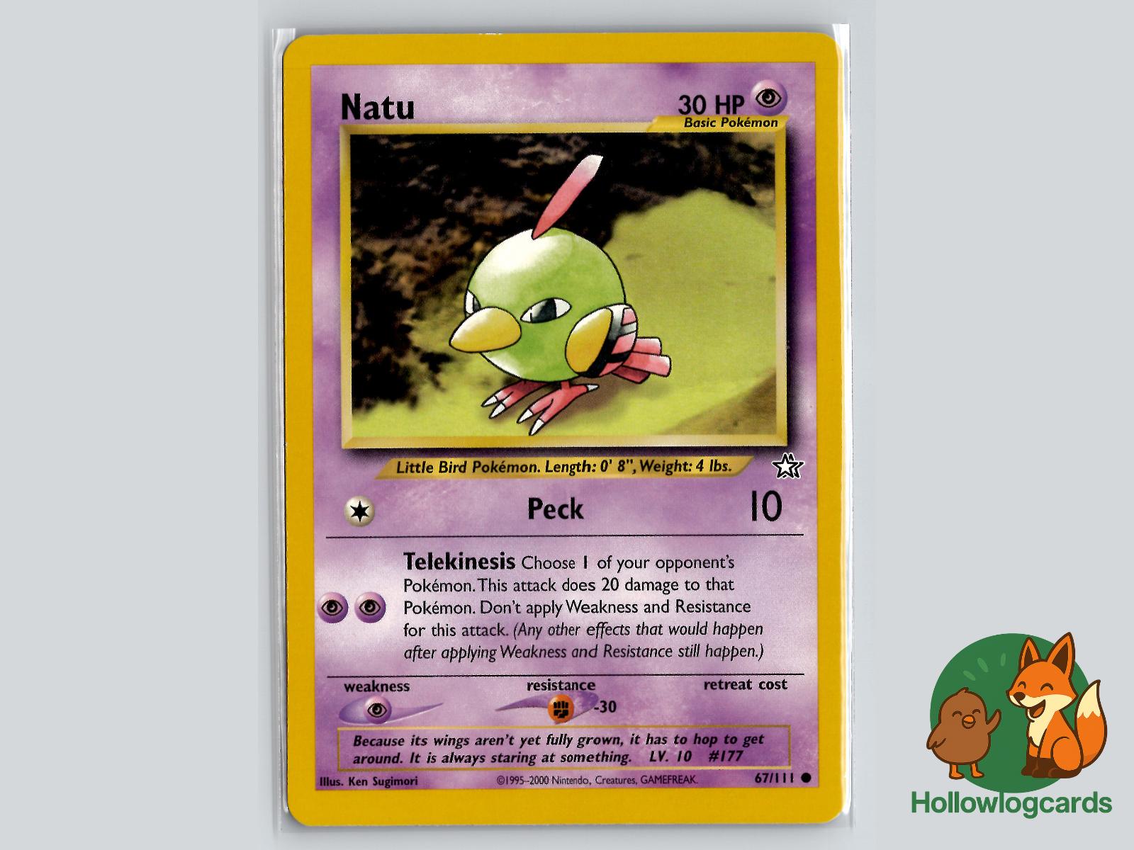 Natu (67/111) - Neo Genesis Pokémon Card
