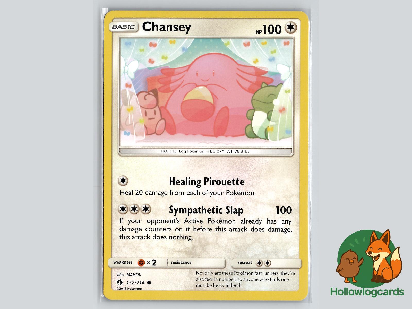 Chansey (152/214) - Lost Thunder Pokémon Card