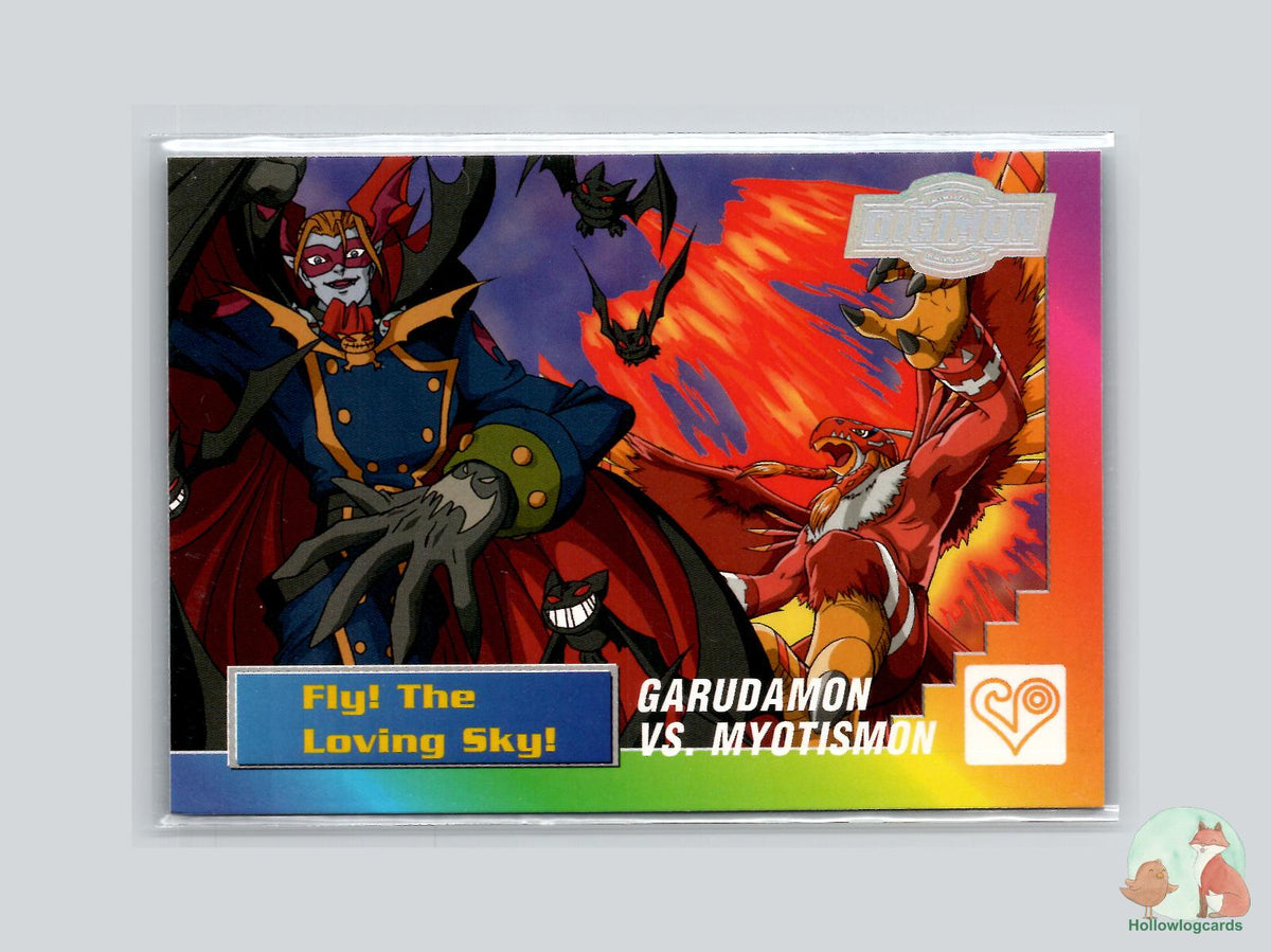 Garudamon vs. Myotismon (28/32) 2000 Upper Deck Digimon card