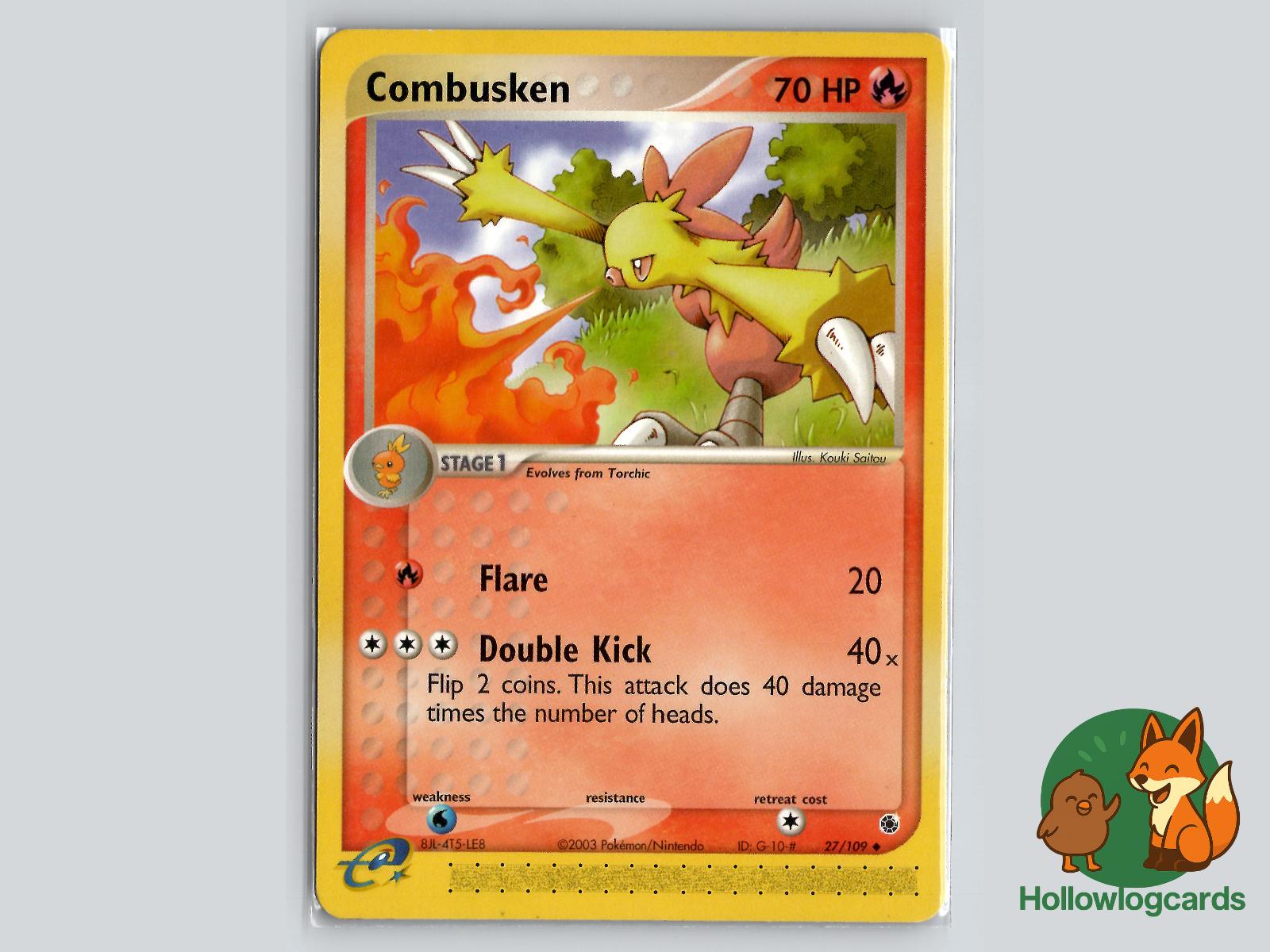 Combusken (27/109) - Ruby & Sapphire Pokémon Card