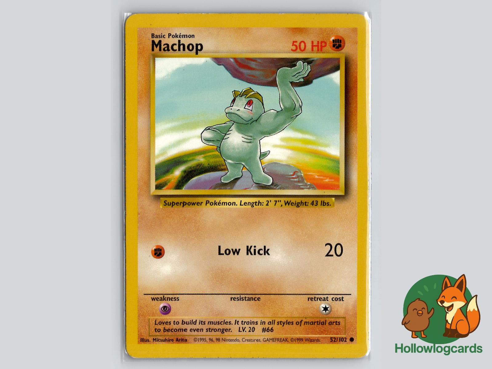 Machop (52/102) - Base Pokémon Card
