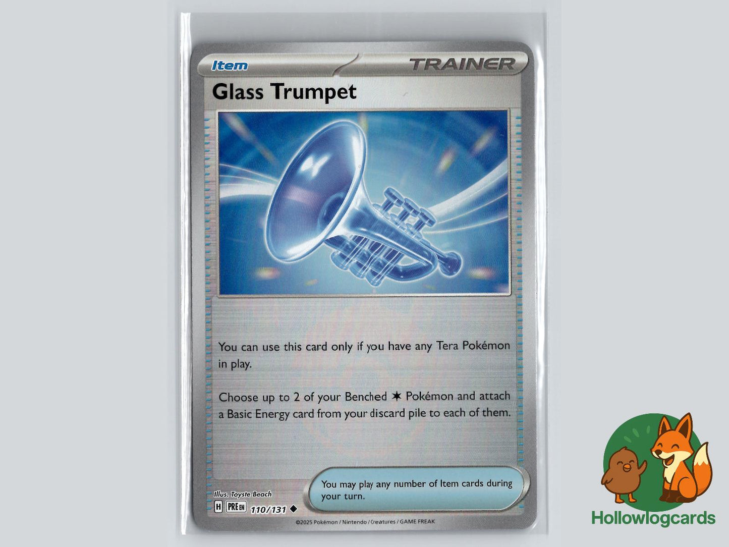 Glass Trumpet (110/131) - Prismatic Evolutions Pokémon Card