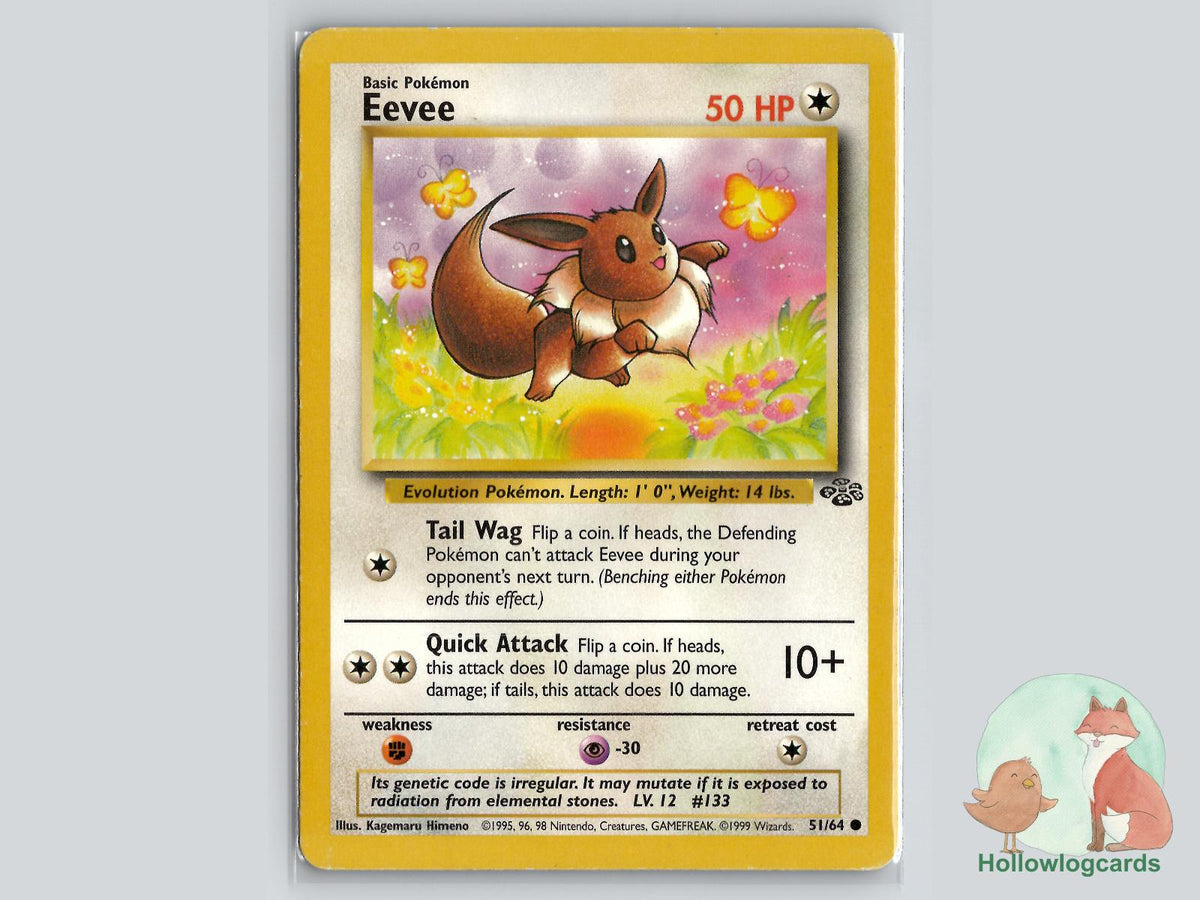 Eevee (51/64) - Jungle Pokémon Card