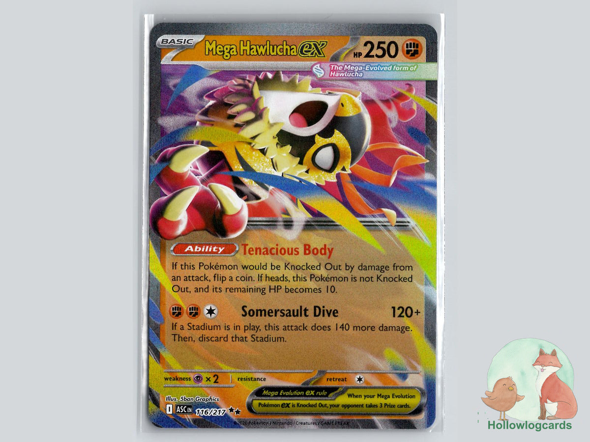 Mega Hawlucha ex (116/217) Pokémon Card