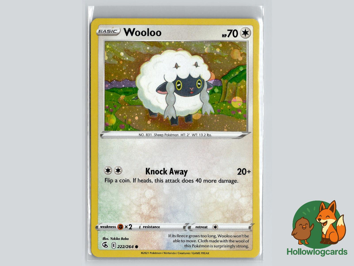 Wooloo (222/264) Pokémon Card