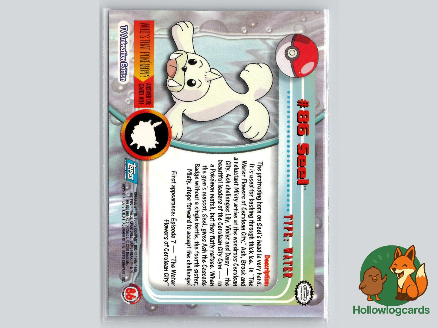 Seel (#86) - Topps Trading Cards Series 2