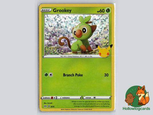 Grookey (008/025) - McDonald's 25th Anniversary Promos Pokémon Card