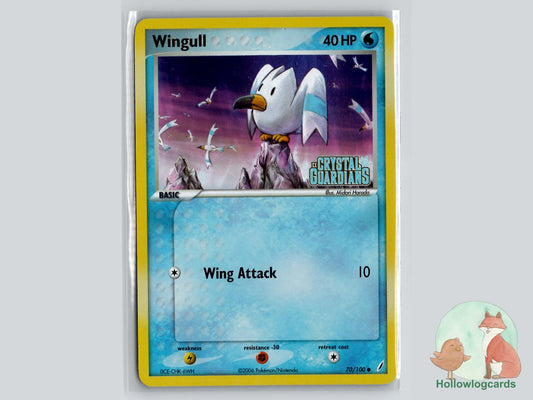 Wingull (70/100) - Crystal Guardians Pokémon Card