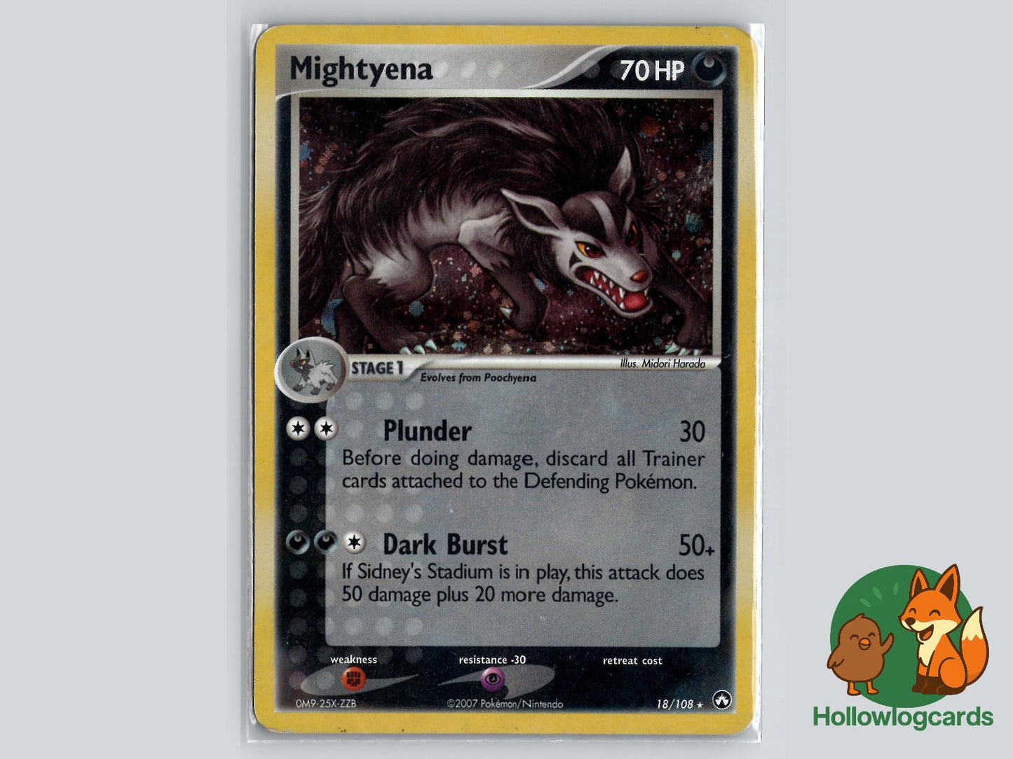 Mightyena (18/108) Pokémon Card