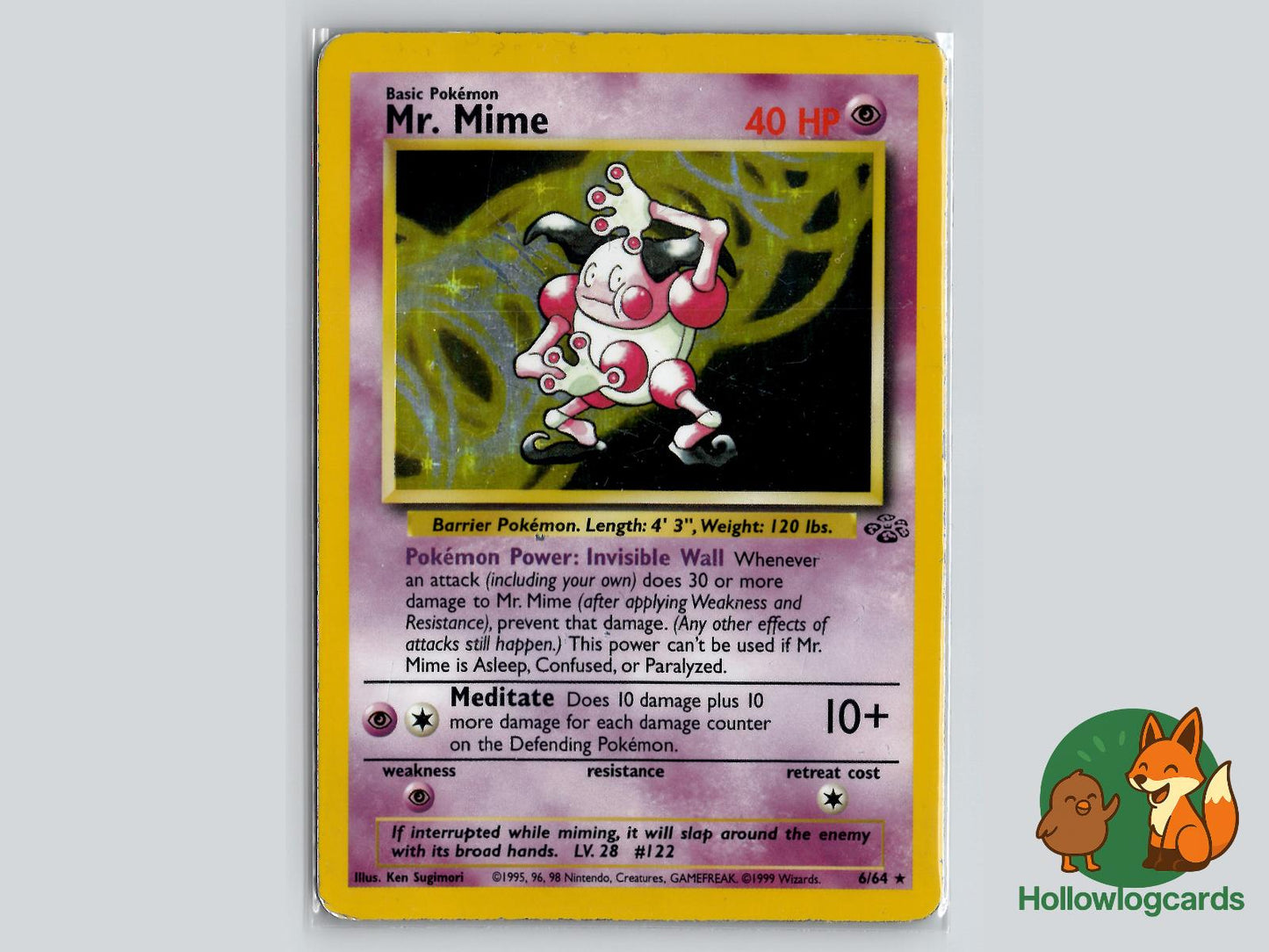 Mr. Mime (6/64) - Jungle Pokémon Card