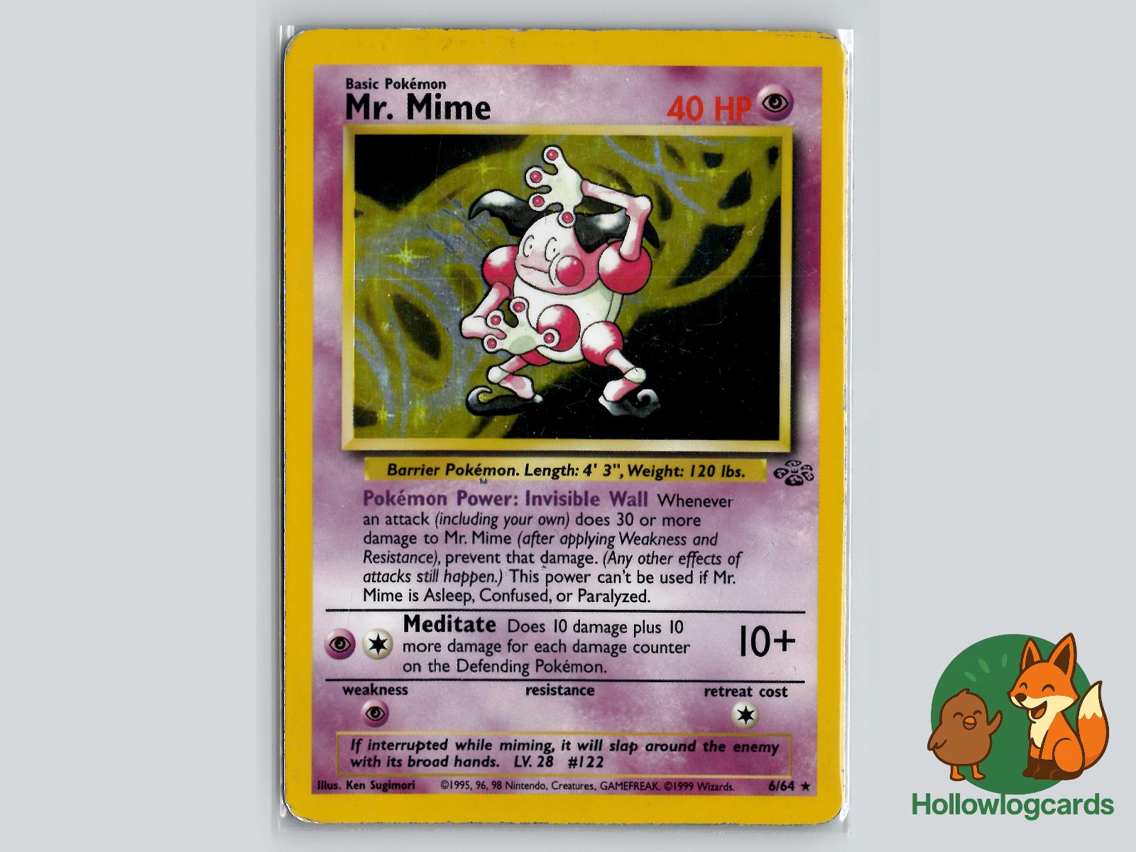 Mr. Mime (6/64) - Jungle Pokémon Card