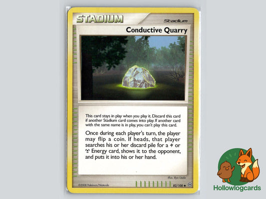 Conductive Quarry (82/100) - Stormfront Pokémon Card