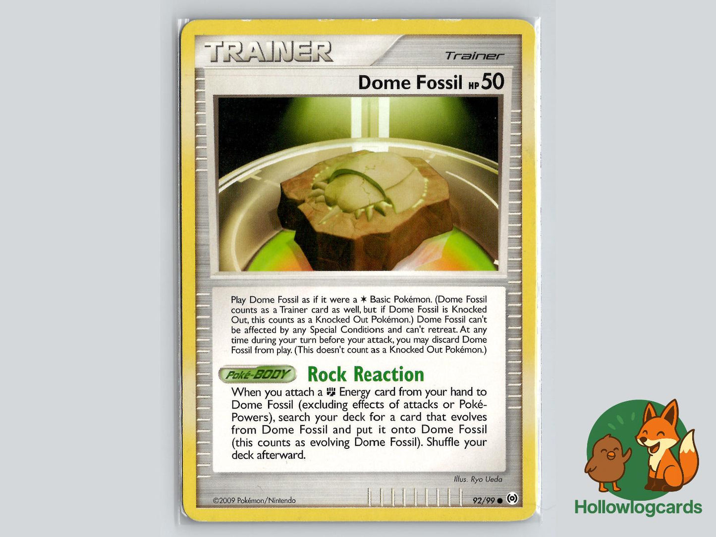 Dome Fossil (92/99) - Arceus Pokémon Card