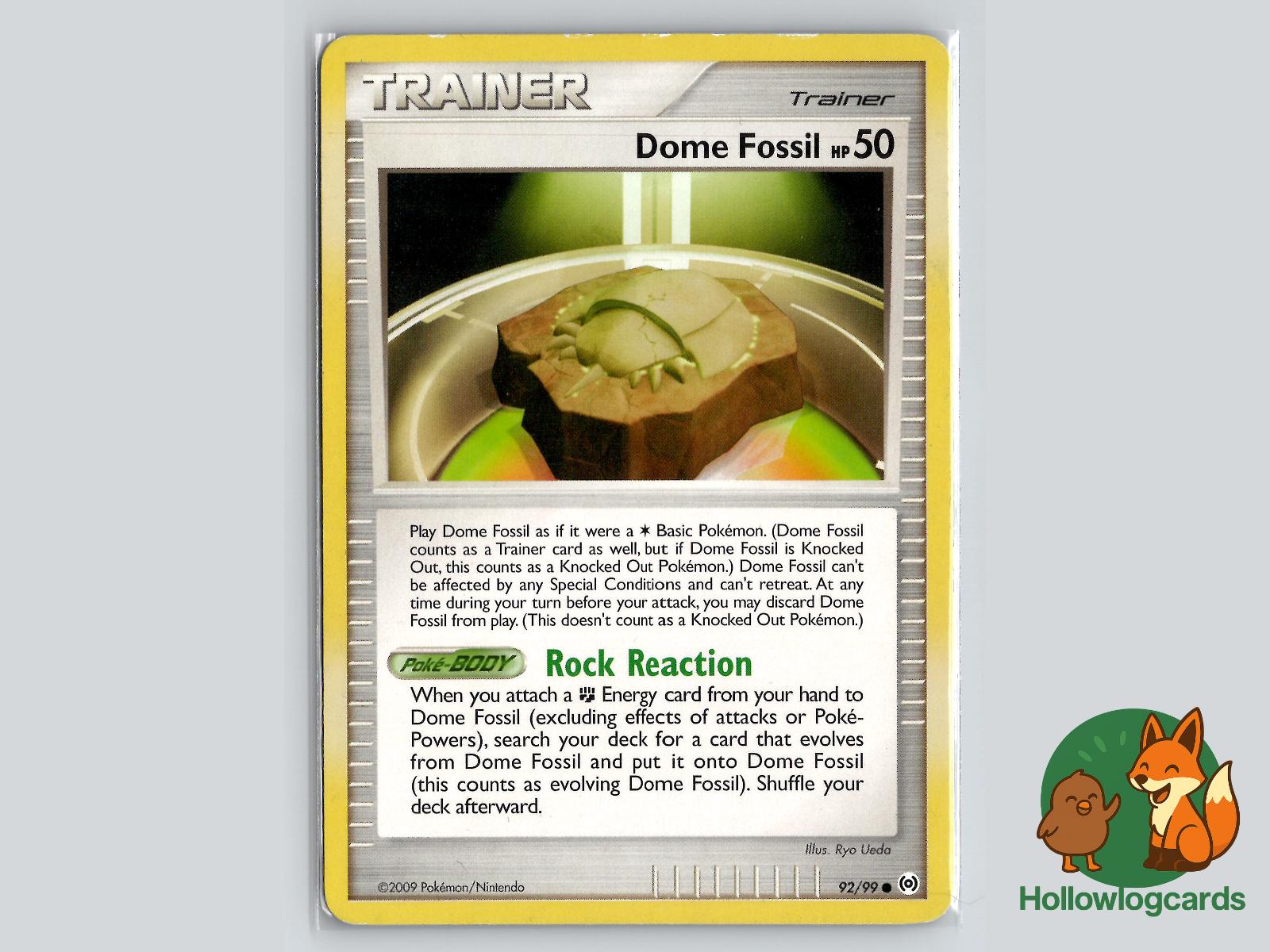 Dome Fossil (92/99) - Arceus Pokémon Card