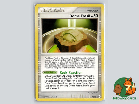 Dome Fossil (92/99) - Arceus Pokémon Card