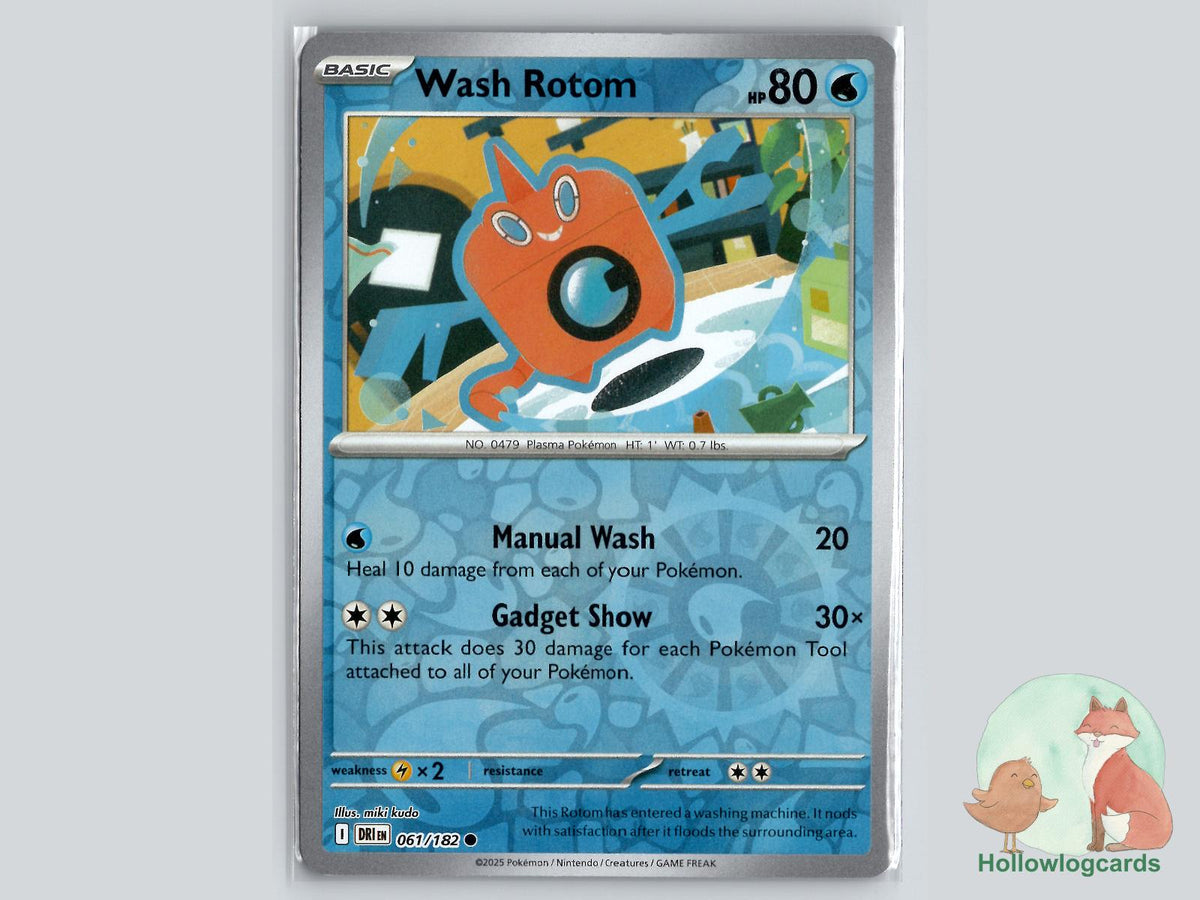 Wash Rotom (061/182) - Destined Rivals Pokémon Card