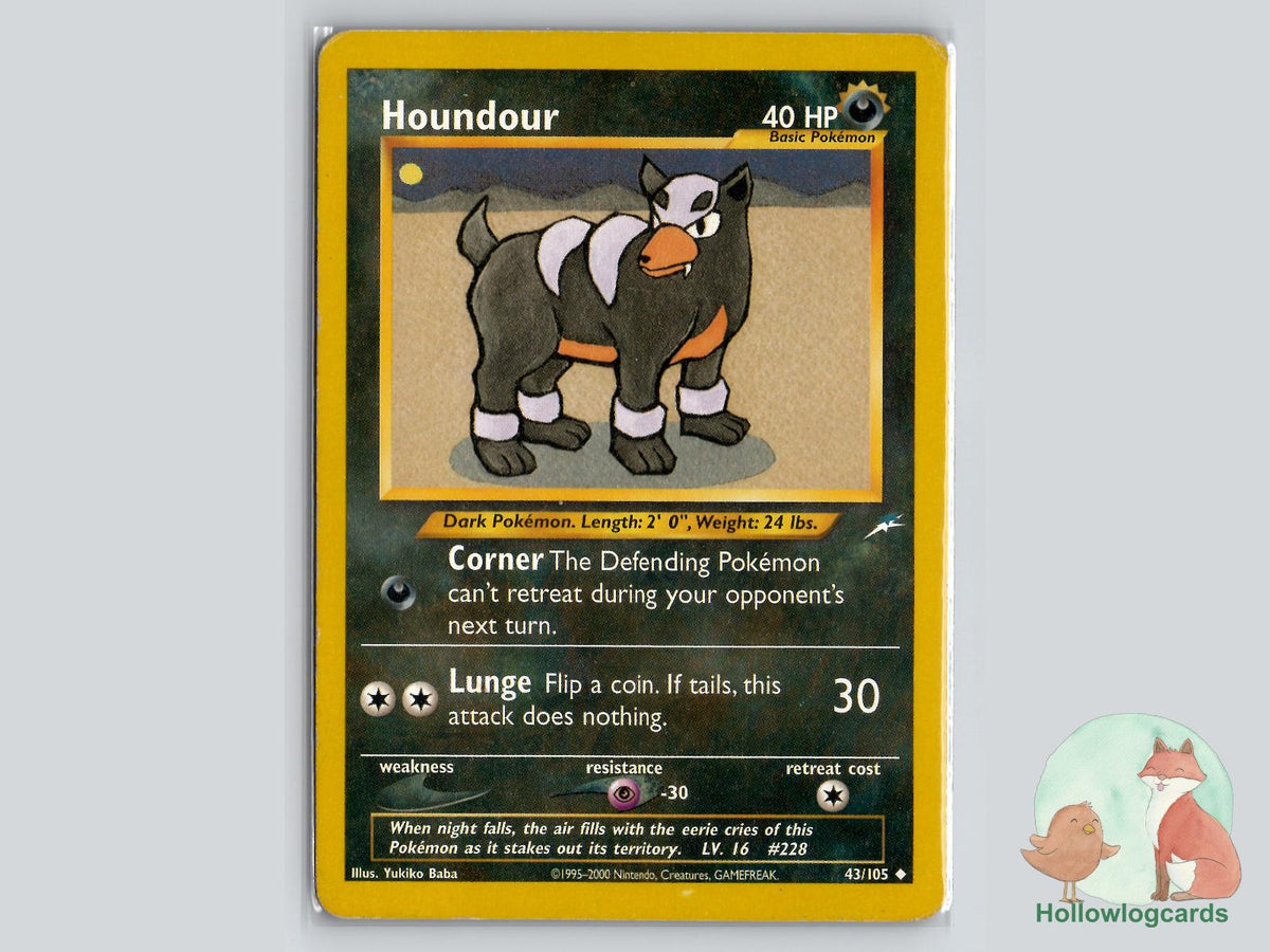 Houndour (43/105) - Neo Destiny Pokémon Card