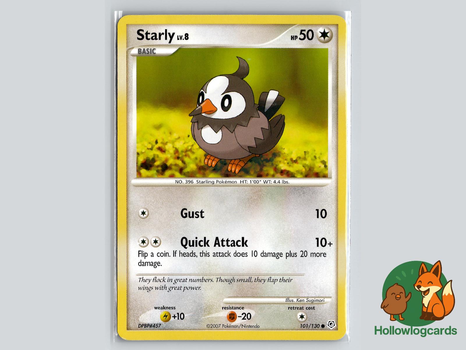 Starly (101/130) - Diamond & Pearl Pokémon Card