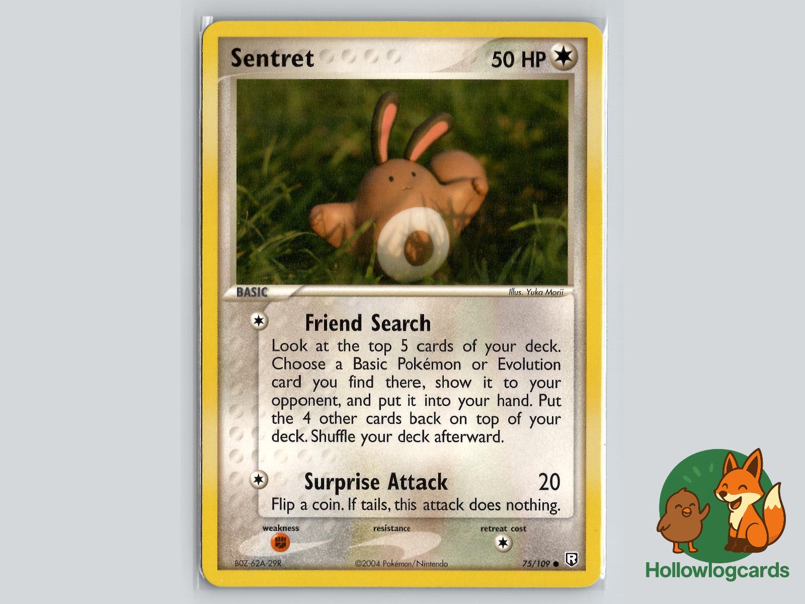 Sentret (75/109) - Team Rocket Returns Pokémon Card