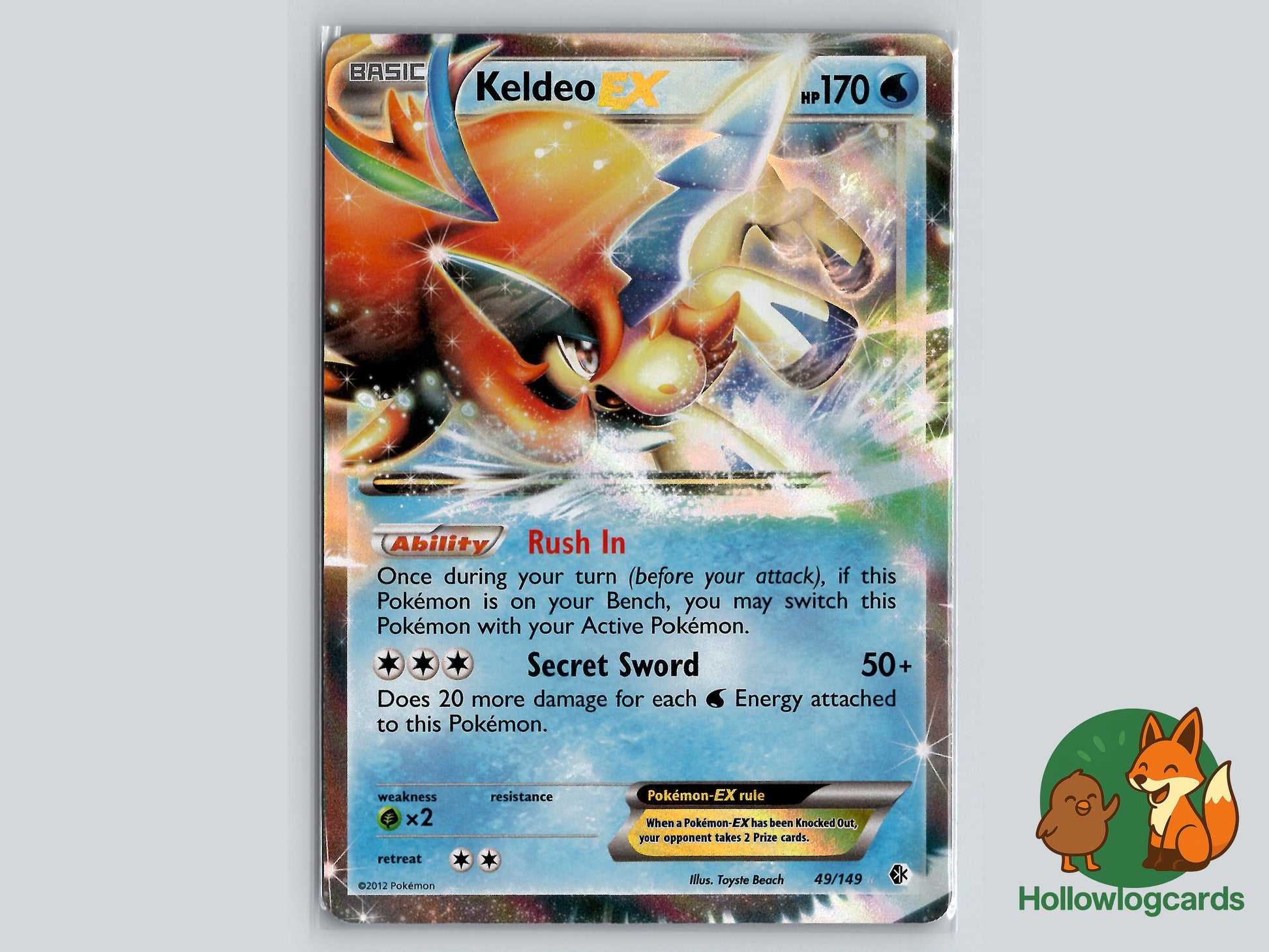 Image of Keldeo-EX Legendary Treasures (LTR) #45