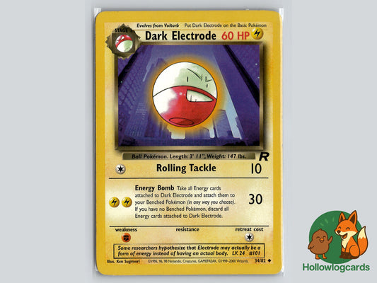 Image of Dark Electrode Team Rocket (RO) #34