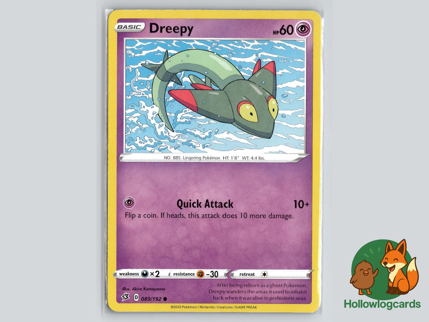 Dreepy (089/192) - Rebel Clash Pokémon Card