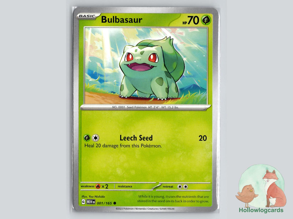 Bulbasaur (001/165) - 151 Pokémon Card