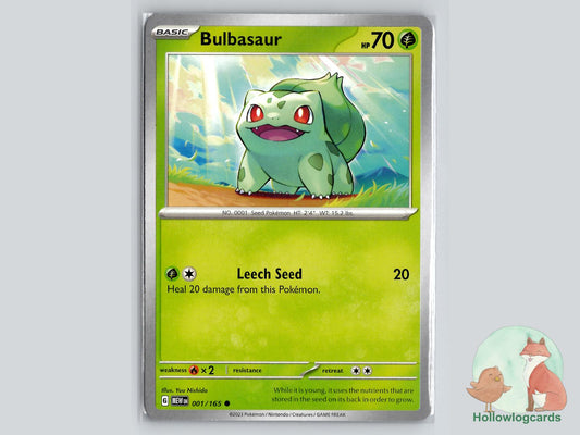 Bulbasaur (001/165) - 151 Pokémon Card