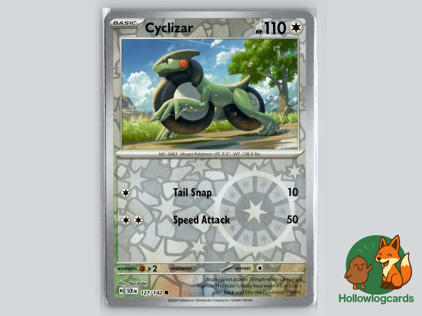 Cyclizar (127/142) - Stellar Crown Pokémon Card