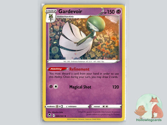 Gardevoir (069/195) - Silver Tempest Pokémon Card