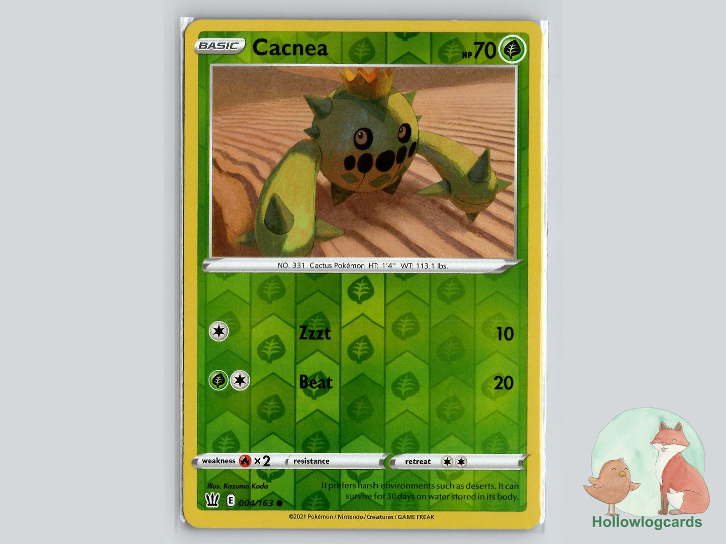 Cacnea (004/163) - Battle Styles Pokémon Card