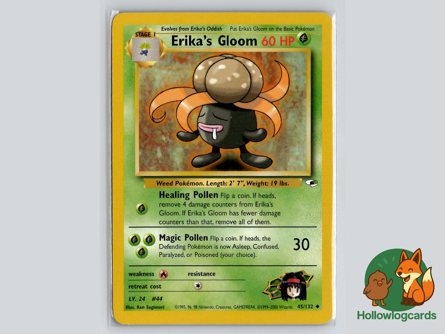 Erika's Gloom (45/132) - Gym Heroes Pokémon Card