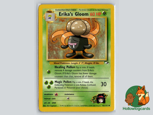 Erika's Gloom (45/132) - Gym Heroes Pokémon Card