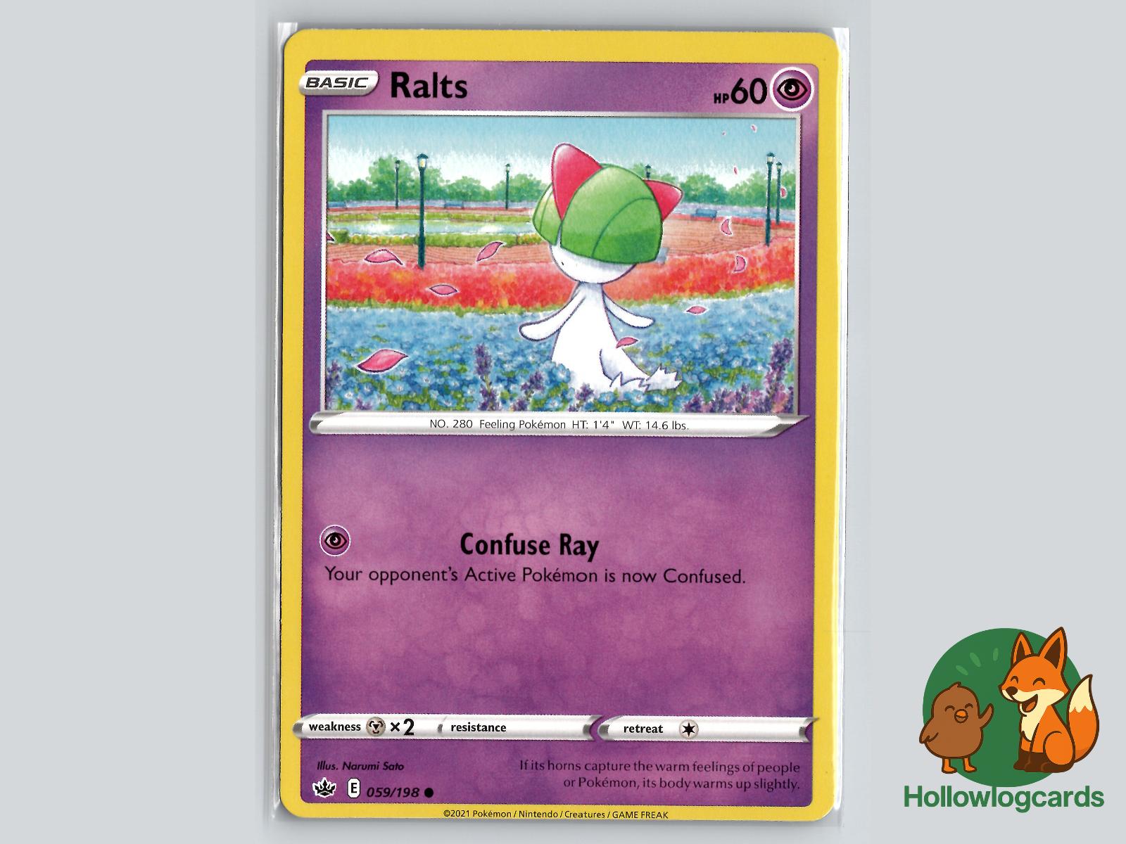Ralts (059/198) - Chilling Reign Pokémon Card