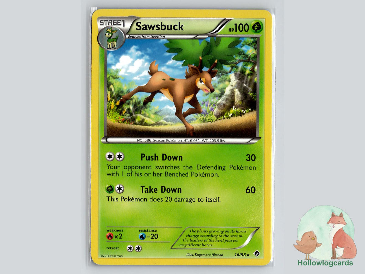 Sawsbuck (16/98) - Emerging Powers Pokémon Card