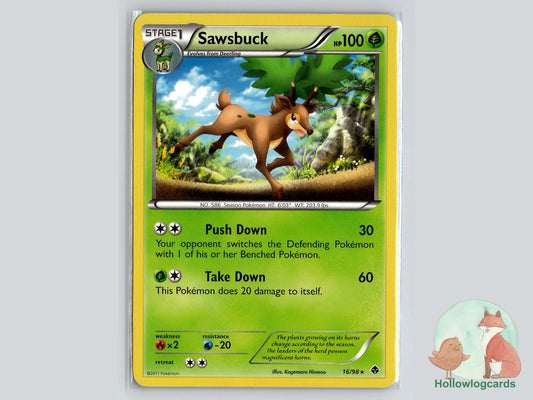 Sawsbuck (16/98) - Emerging Powers Pokémon Card