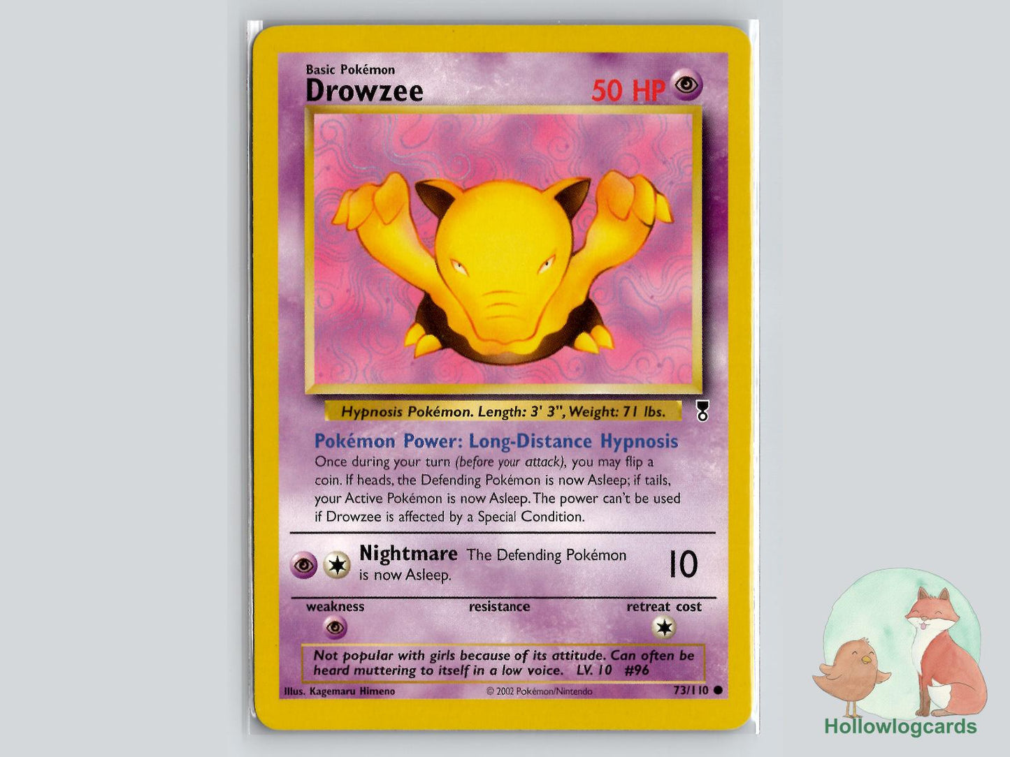 Drowzee (73/110) - Legendary Collection Pokémon Card