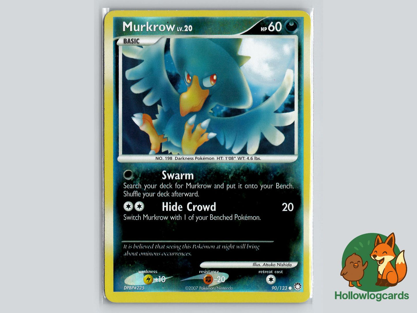 Murkrow (90/123) - Mysterious Treasures Pokémon Card