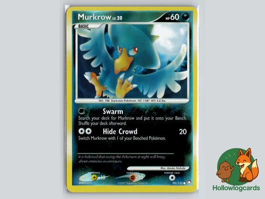 Murkrow (90/123) - Mysterious Treasures Pokémon Card