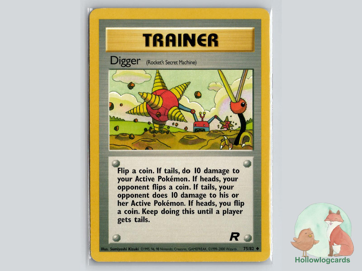 Digger (75/82) - Team Rocket Pokémon Card