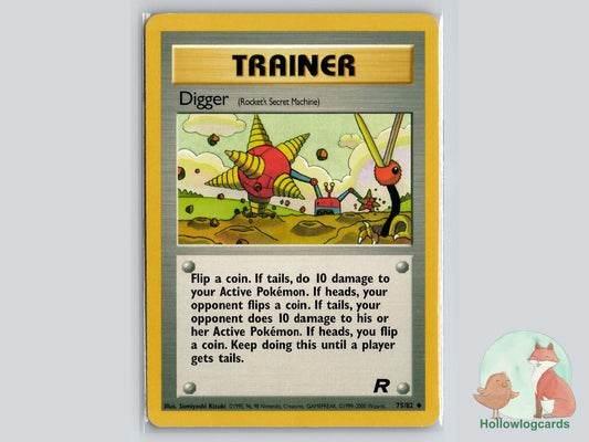 Digger (75/82) - Team Rocket Pokémon Card