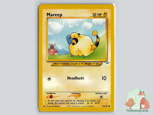 Mareep (75/105) - Neo Destiny Pokémon Card